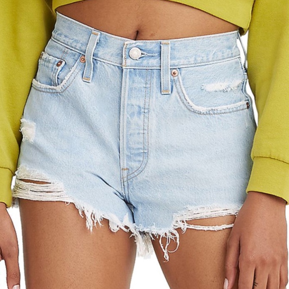 Levi’s 501 Jean high rise shorts